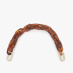 Clare V. Shortie Strap in tortoise